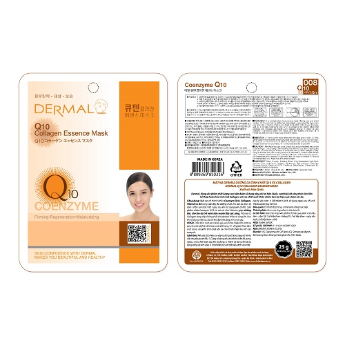 Mặt nạ dưỡng da Dermal tinh chất Q10 và collagen