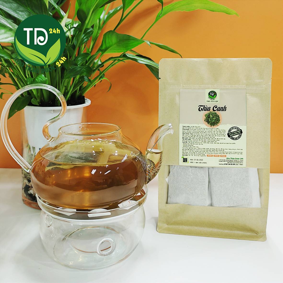 [1 kg] Dây thìa canh Thái Nguyên lá to, đánh bay tiểu đường, giảm cholesterol, chống độc, giảm cân, 100% thiên nhiên | Kho thảo dược 24h