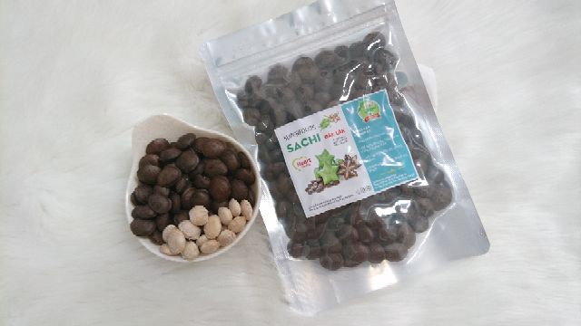 500gr Hạt Sachi Organic ĐăkLăk sấy chín (Hạt Sa chi)
