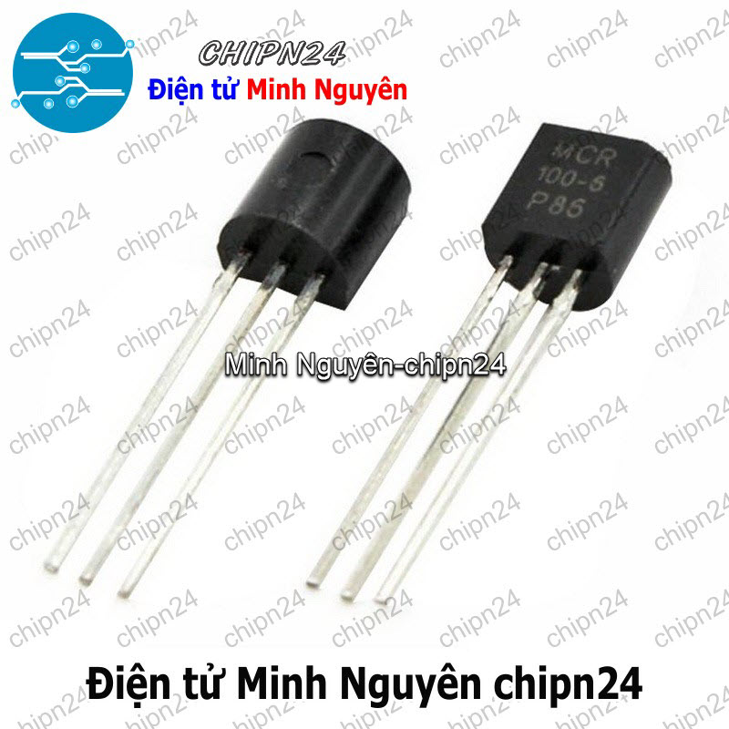 [10 con] (KT1) SCR MCR100-6 TO-92 0.8A 400V (MCR100) - HH000679