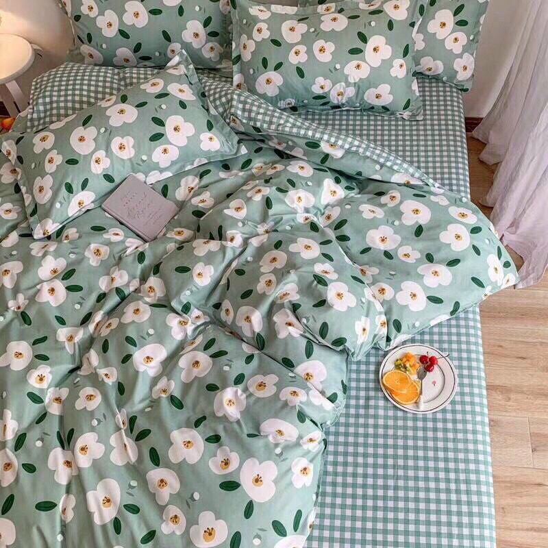 [Cotton Poly]Set Chăn Ga Poly 4 món