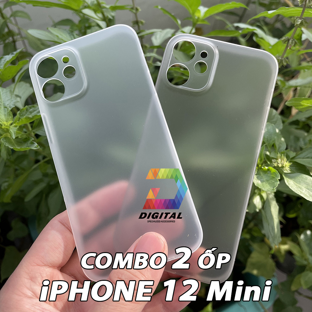 Combo of 2 iPhone Cases in Matte Unibody 12 Mini Ultra Thin