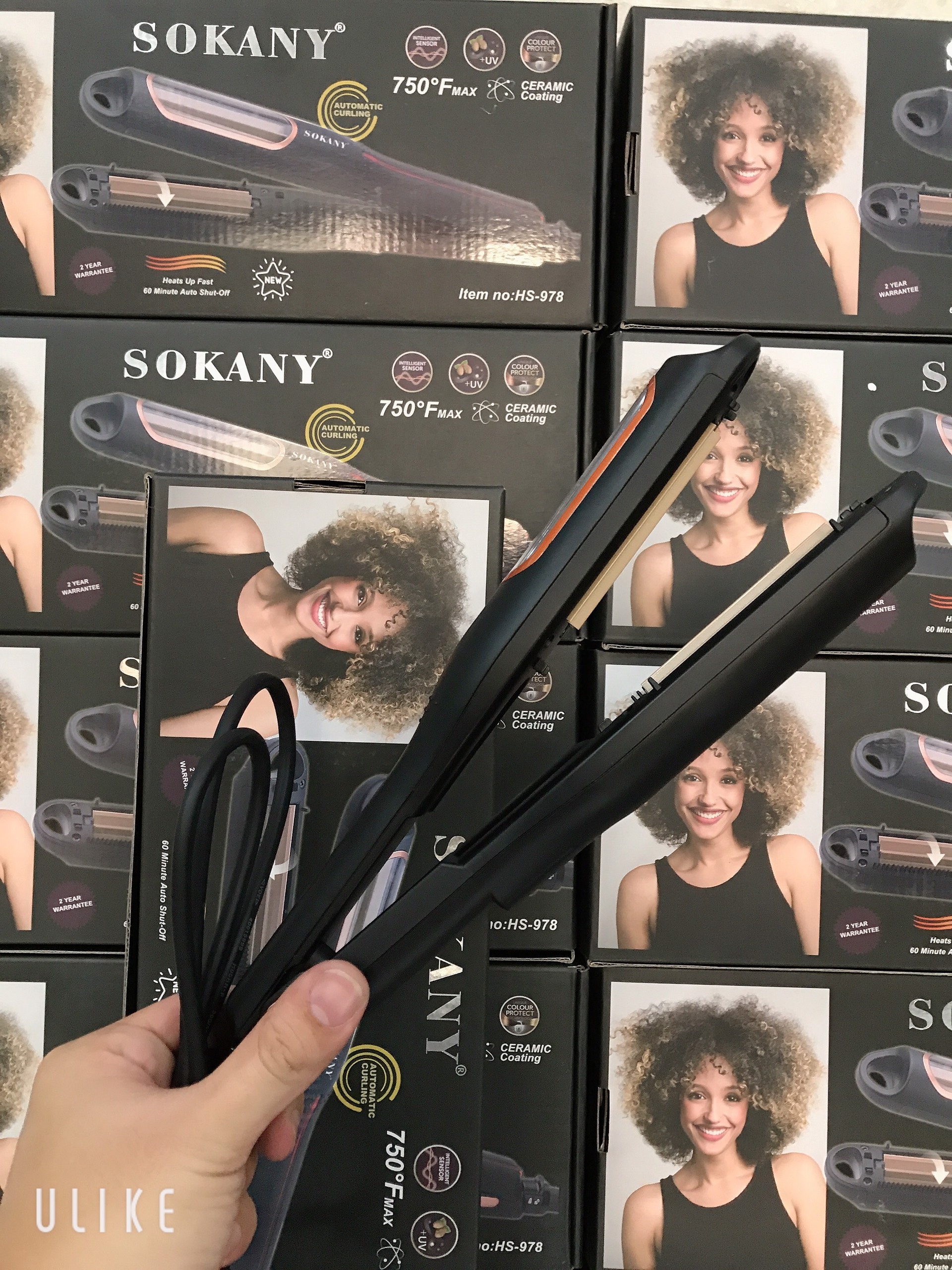 Máy bấm tóc , dập xù tự động SOKANY HS-978
