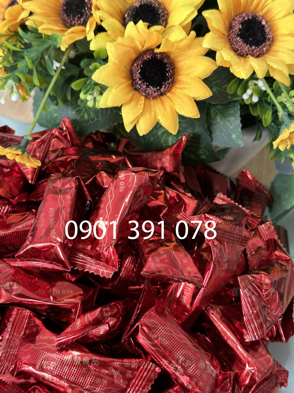 Kẹo đậu phộng bơ sữa siêu béo thơm ngon 1Kg - đồ ăn vặt