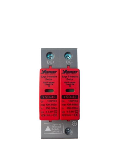 Combo át DC 2P 1000v + chống sét lan truyền DC 2P 1000V