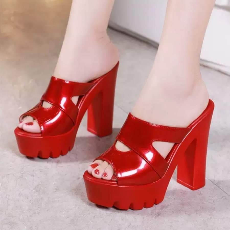 [HCM]Dép cao gót khoét eo sành điệu