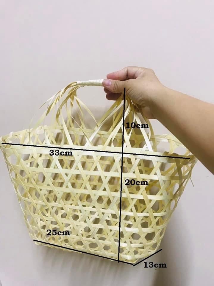 Làn Tre - Giỏ Tre Đựng Quà Tết - Lẵng Quà Tết