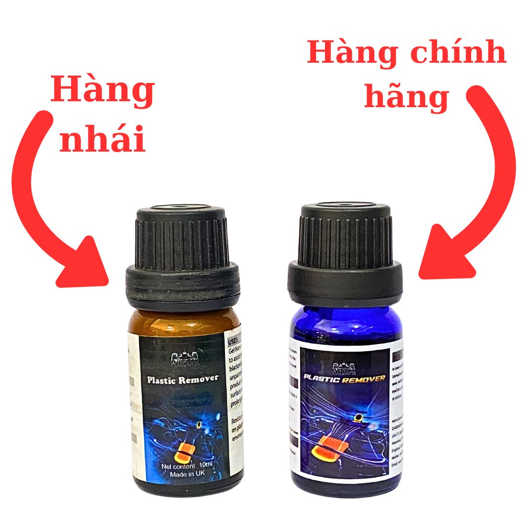 Chai Phục hồi nhựa nhám Plastic Remover 10ml