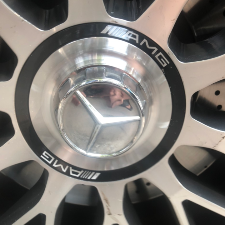 1 chiếc Logo chụp mâm, ốp lazang bánh xe ô tô Maybach AMG MÃ BC-1030C ( HÀNG CÓ SẴN)