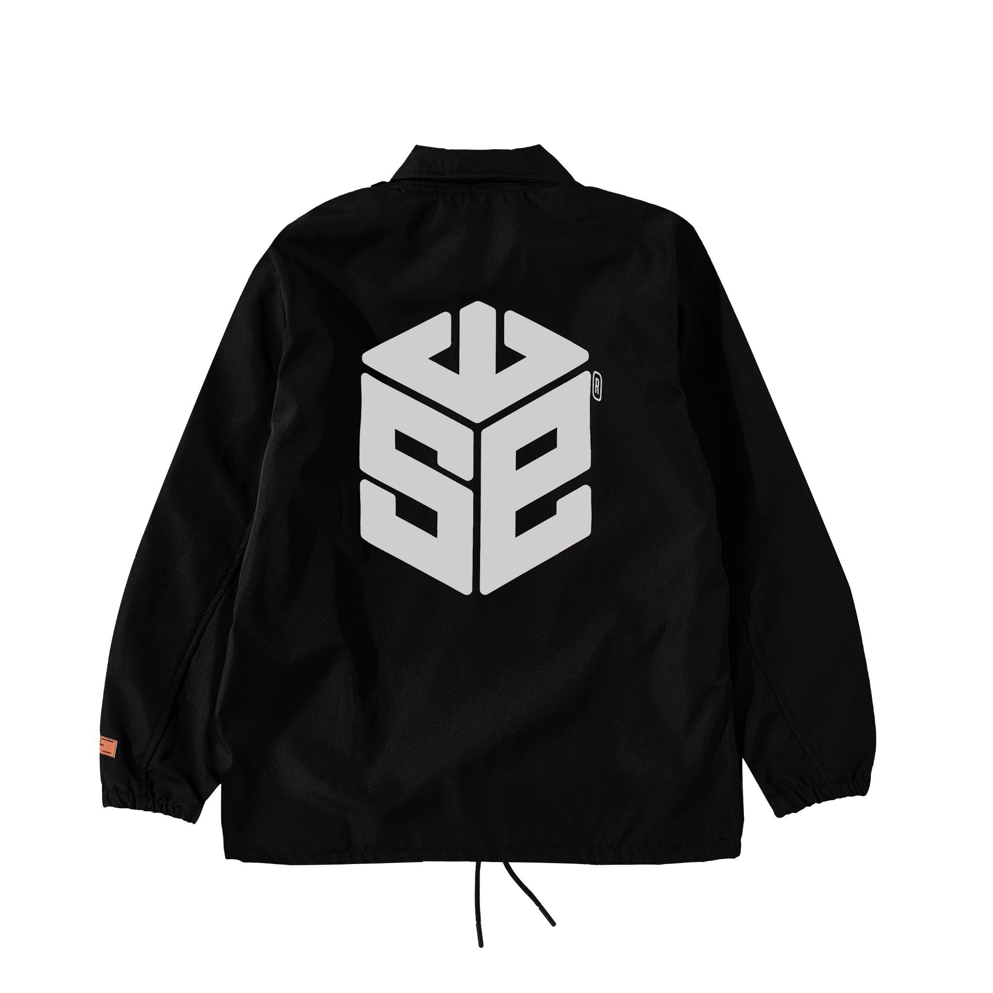 ÁO KHOÁC CUBE SWE - White/Black vải dù trượt nước