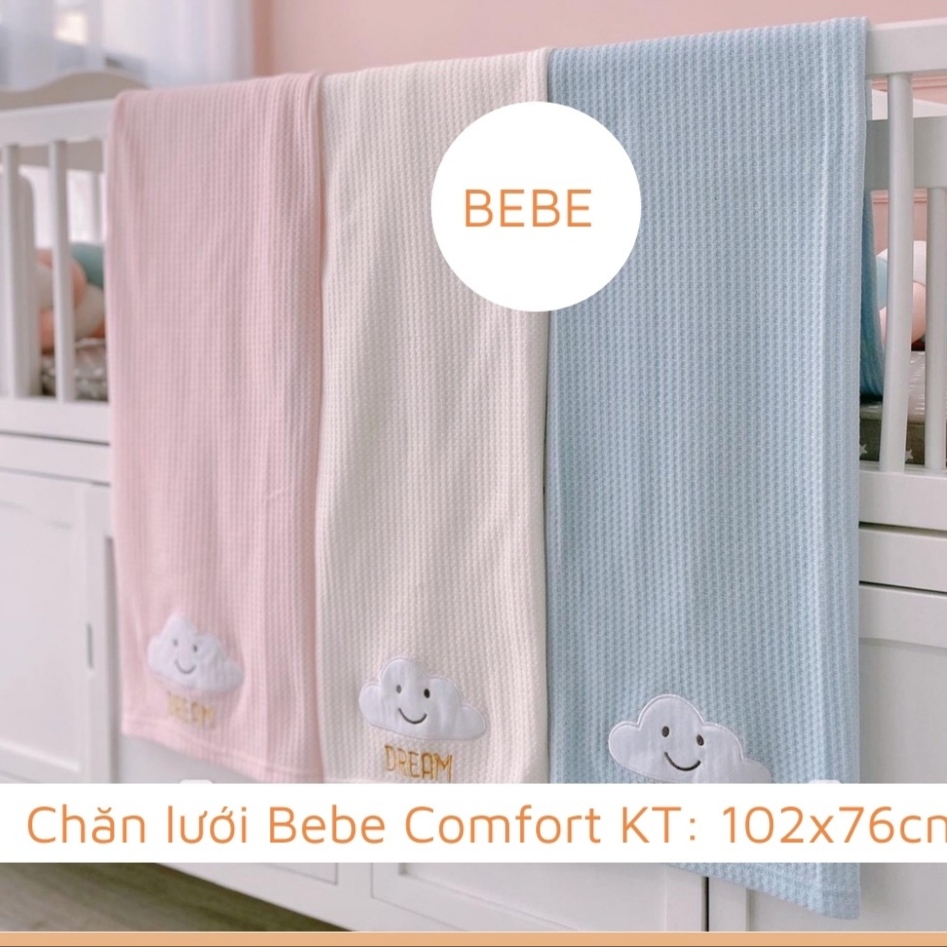 CHÍNH HÃNG - Chăn Lưới Chống Ngạt Cho Bé BEBECotton 100%