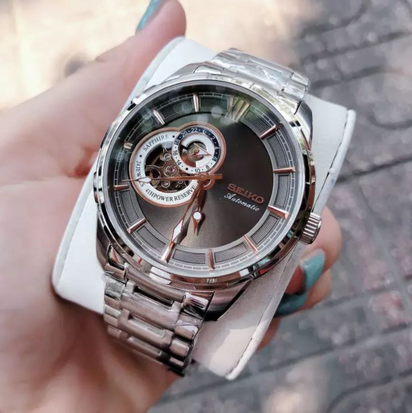 [ ĐỒNG HỒ BẢO TÍN ] Đồng Hồ Cơ Nam Seiko Automatic - Bào Hành 12 Tháng
