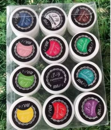 [HCM]Set gel vẽ móng 12 màu