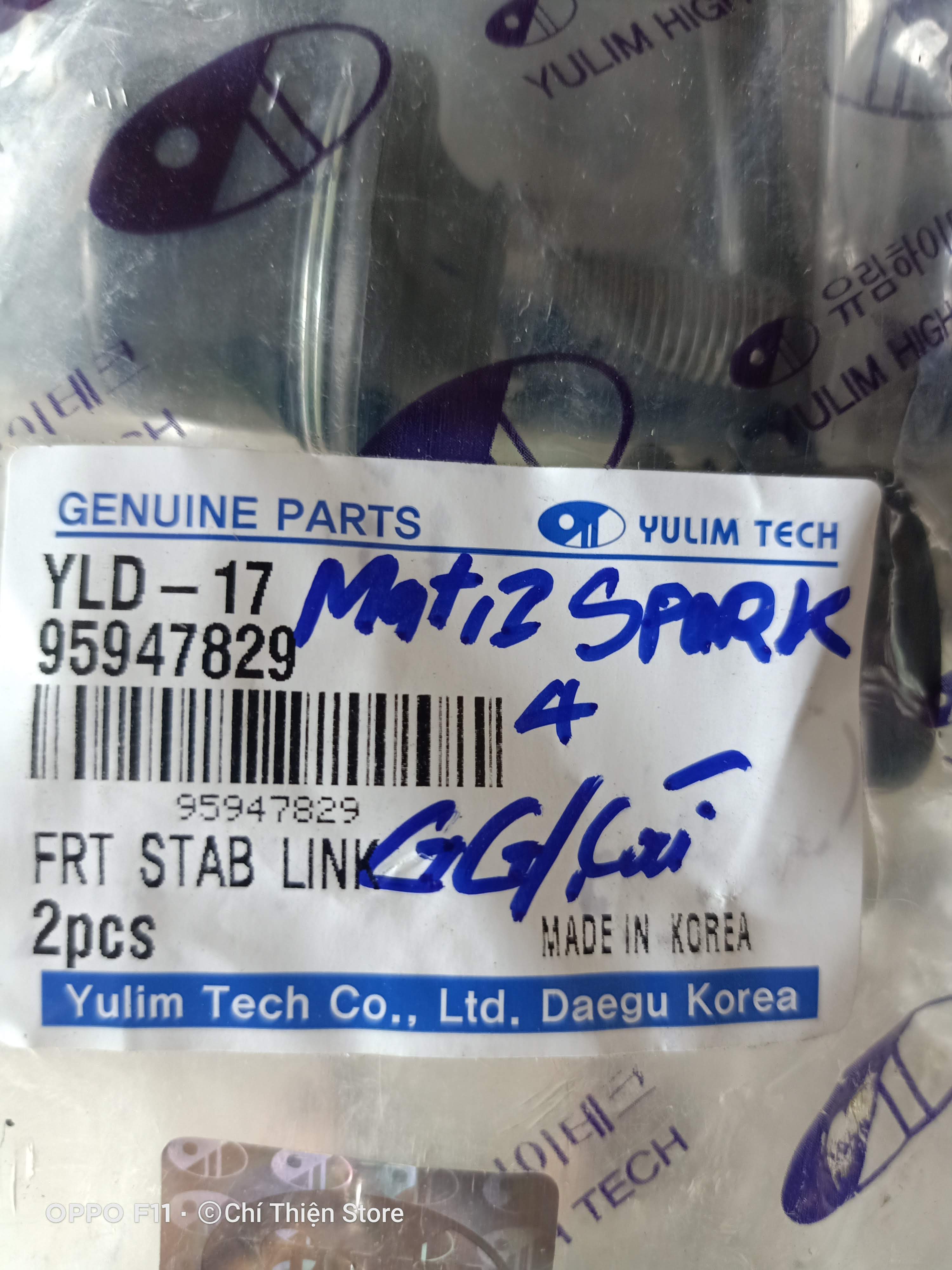 1 cặp rô tuyn cân bằng xe deawoo matiz 4 , chevrolet spark 4 yulim hàn quốc