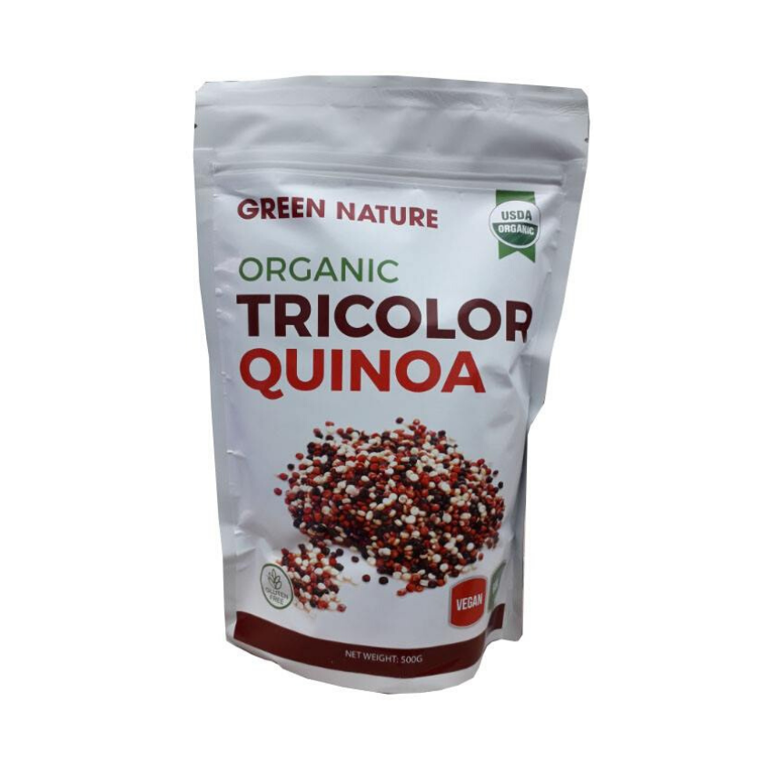 [HCM]Hạt quinoa 3 màu hữu cơ Green nature 500gr
