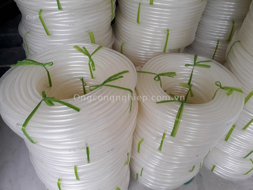 [GIÁ CỰC TỐT] 1 CUỘN 50MÉT Ống lưới nhựa mềm dẫn nước hai màu trắng và xanh dùng dưới nước mặn thoải mái