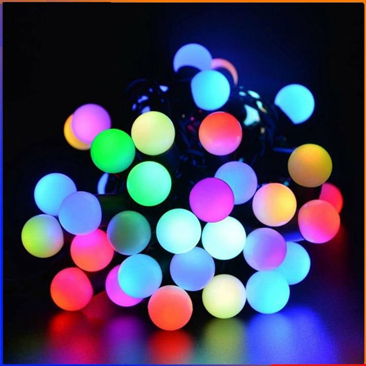 Đèn Led Pha Lê Trong Suốt Dây Dài 5m chống nước