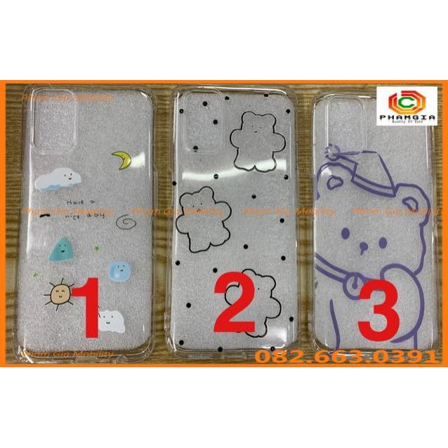 Ốp lưng Oppo A52  A72  A92 (2020) dẻo trong hình dễ thương đơn giản cách điệu