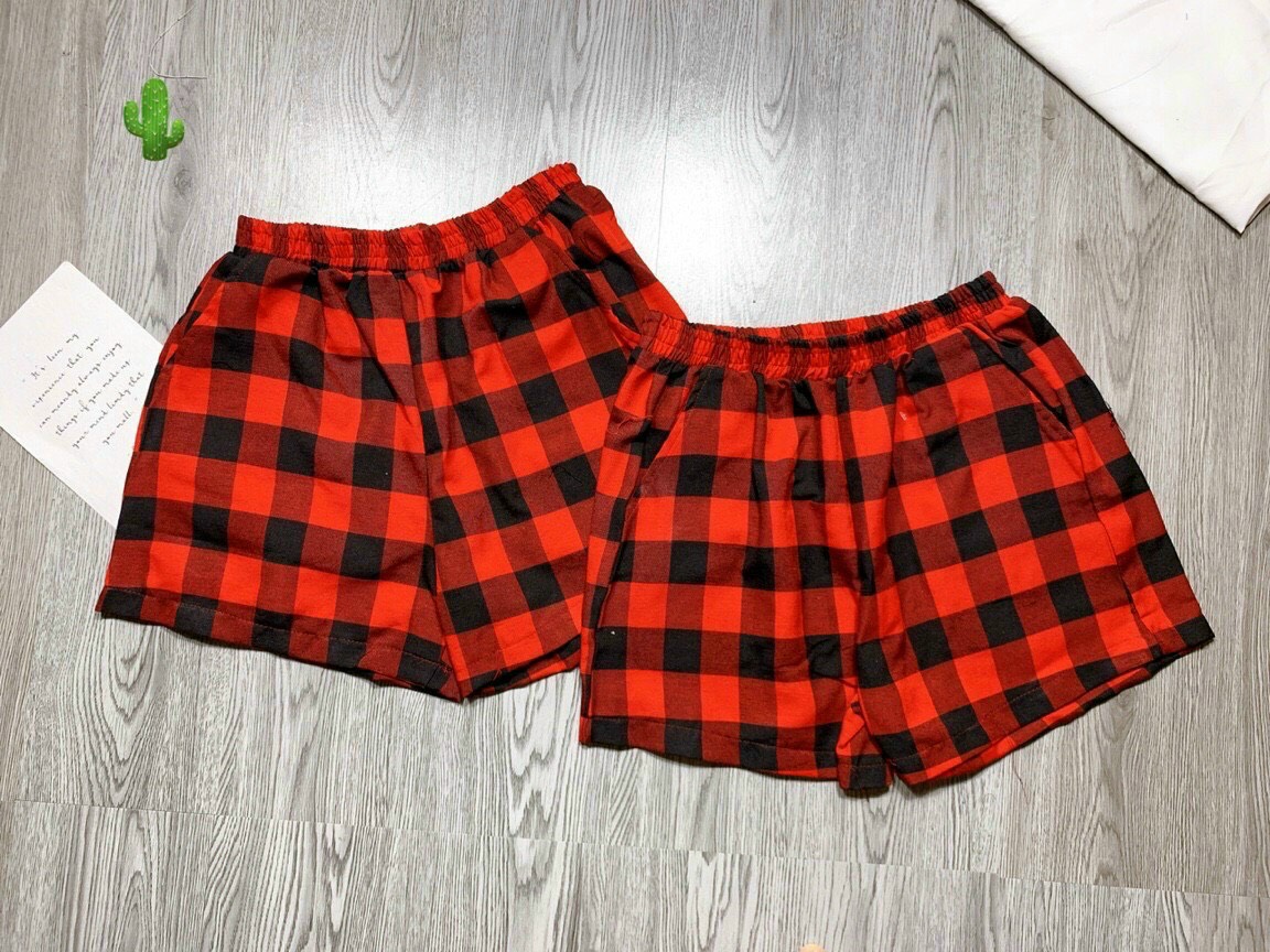Quần Short Caro Siêu Hot TTPK0117