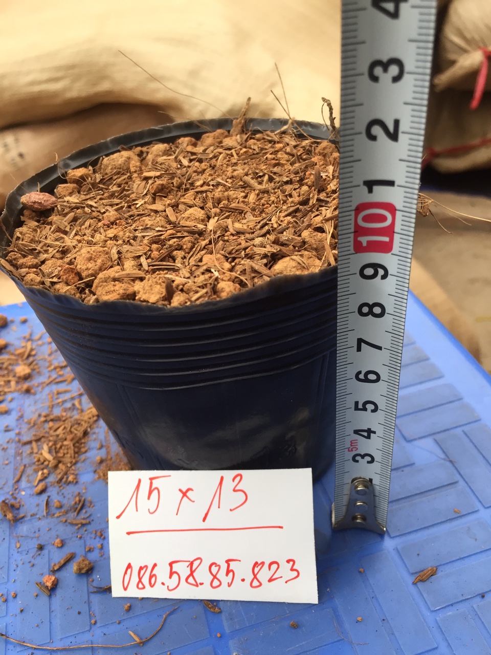 1 kg bịch bầu ươm cây cỡ 15x13( #vattu, #khayuom, #bau)