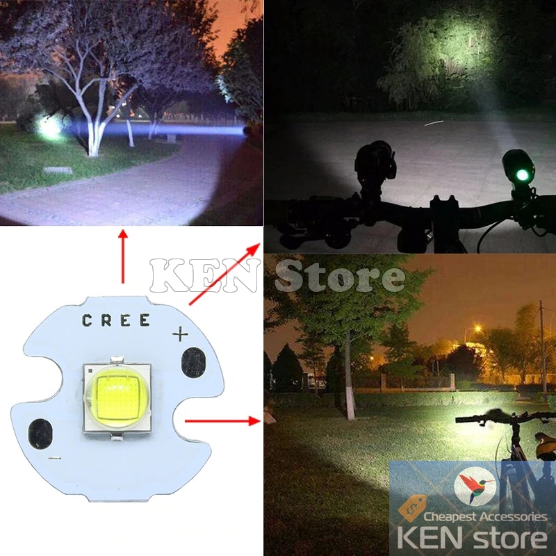 Bóng led, chip led, nhân led thay thế XML2 U2 10W 3V - 3,7V DC dùng cho đèn pin, đèn trợ sáng