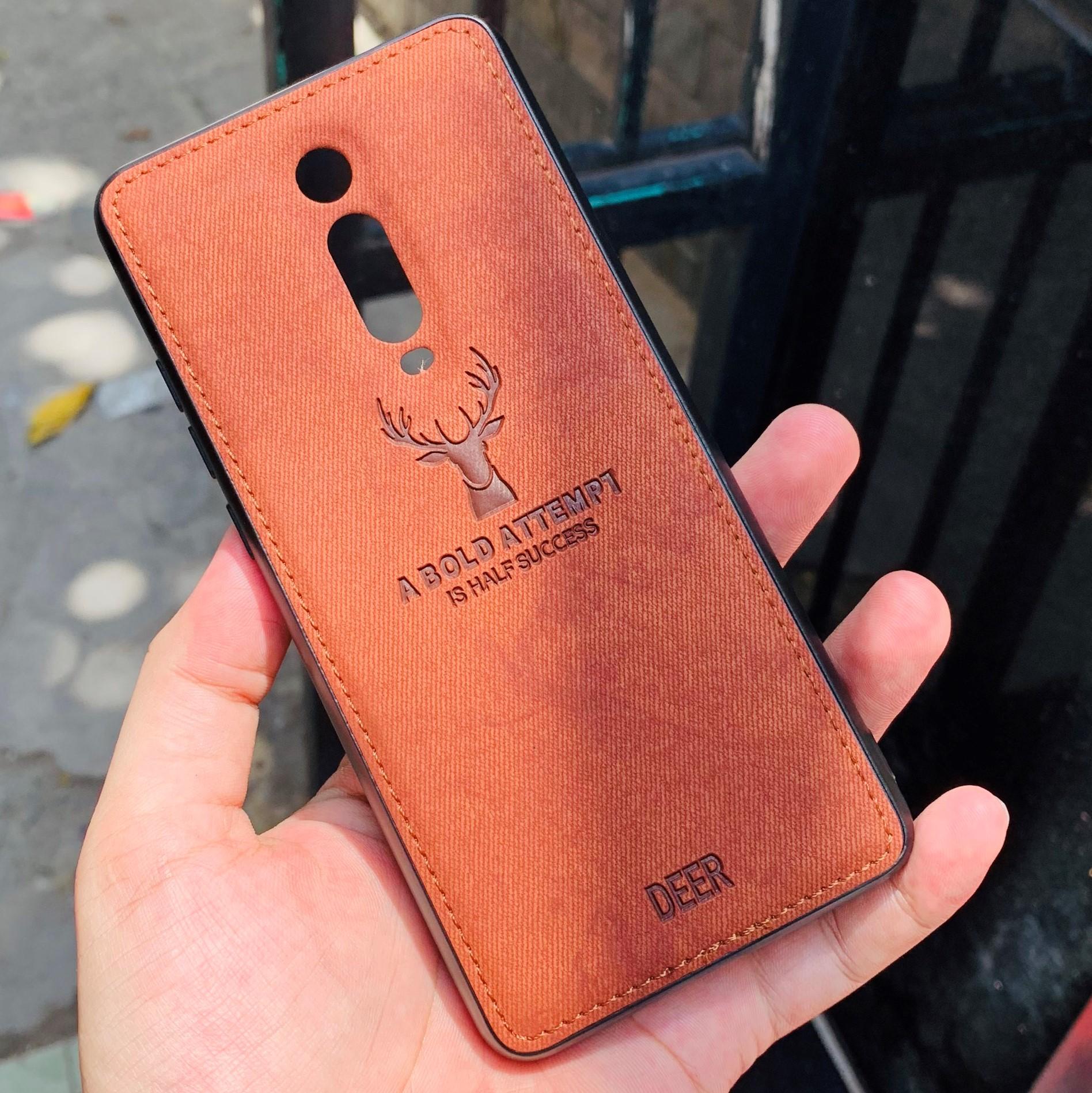 [HCM]Ốp lưng Xiaomi Redmi K20 Pro Vân da khắc hình Nai 3D