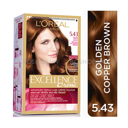 Nhuộm tóc Loreal Excellence Cream số 5.43