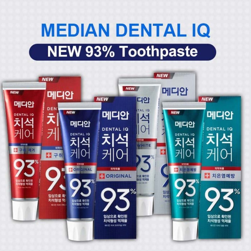 Kem đánh răng Median Dental IQ Hàn Quốc 93% - Hàng chính hãng - 120g