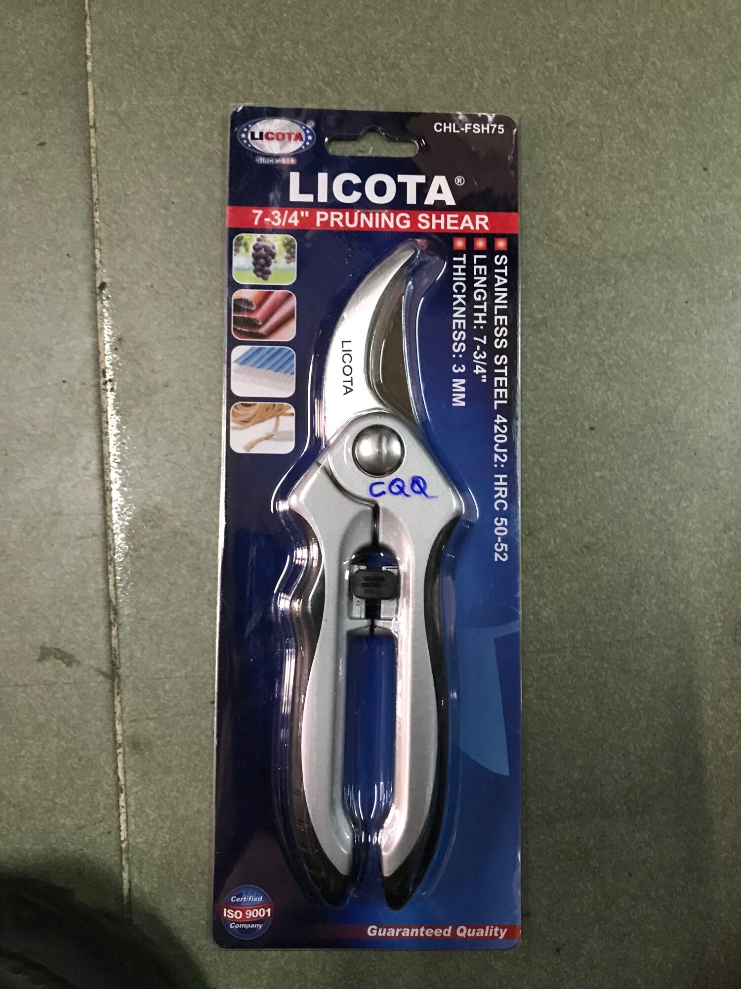 Kéo cắt cành mỏ cong licote