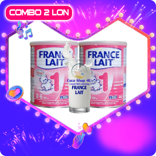 Combo Sữa France Lait số 1 400g dinh dưỡng dành cho bé từ 0 - 6 tháng tuổi thumbnail