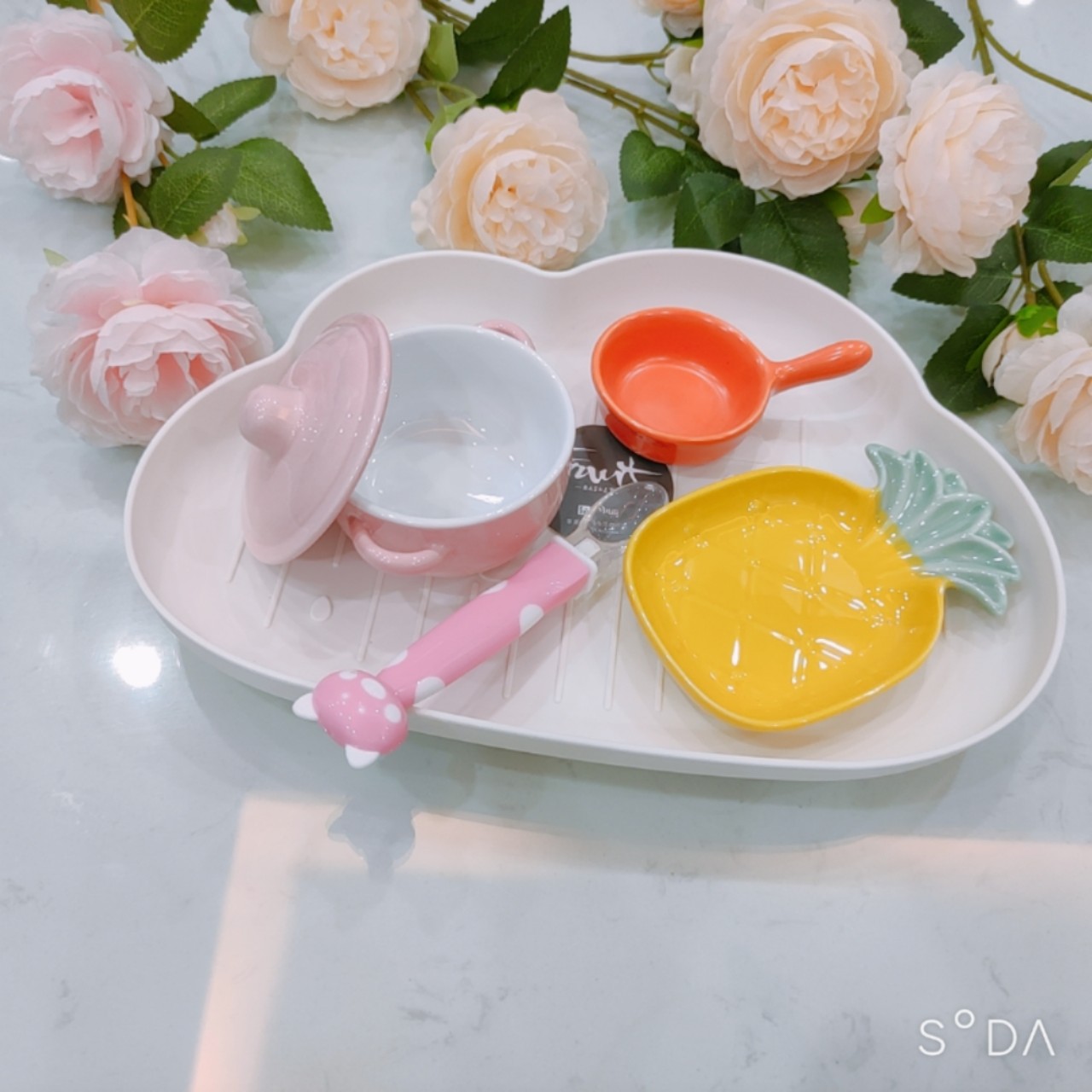 Set ăn dặm kiểu Nhật cho bé, dụng cụ ăn dặm xinh xắn
