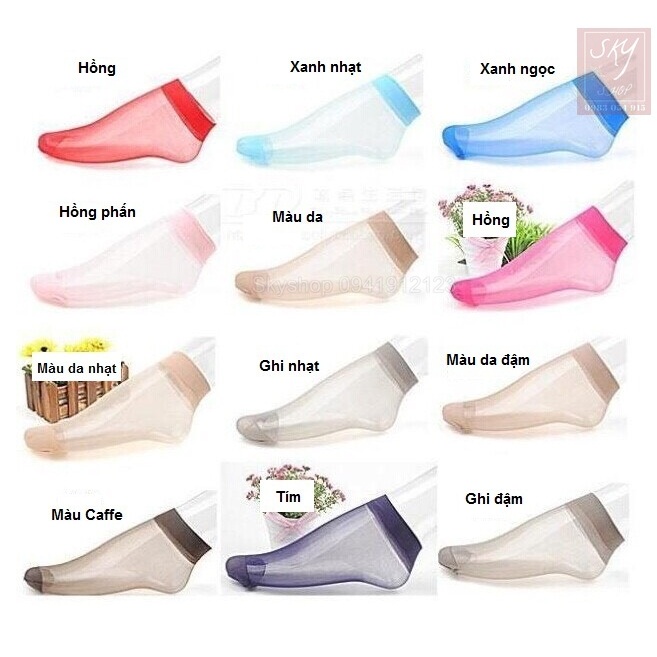 [Sỉ lẻ] Tất da chân siêu dai,siêu mỏng, siêu mềm mại loại đẹp