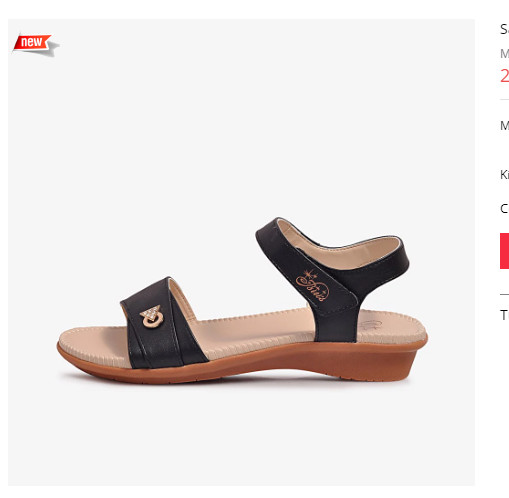 Dép sandal nữ mẫu mới DRW014900