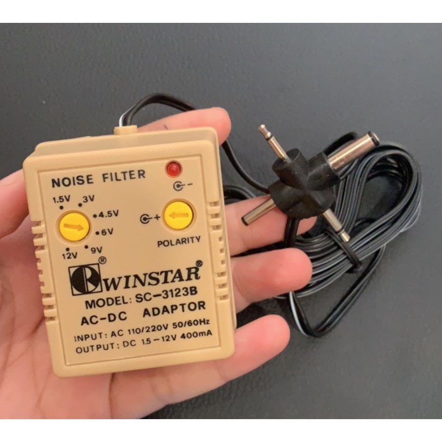 Ổn áp winstar sc-3123b cực bền dùng cho các loại máy phun xăm