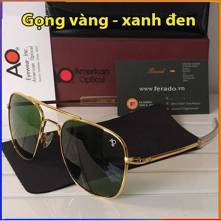 MẮT KIẾNG AO PILOT, Kính mắt thời trang cao cấp American Optic Pilot AO CHỐNG TIA UV