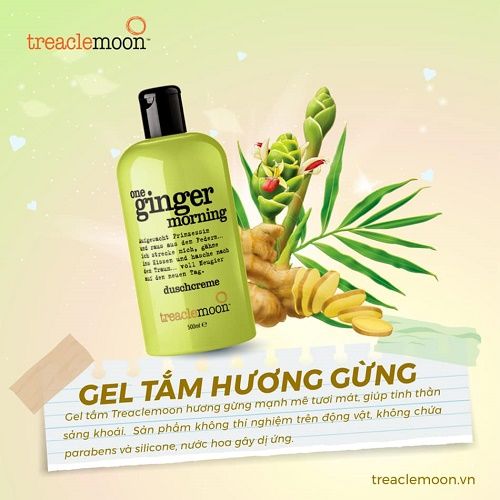 Gel tắm Treaclemoon hương gừng 500ML