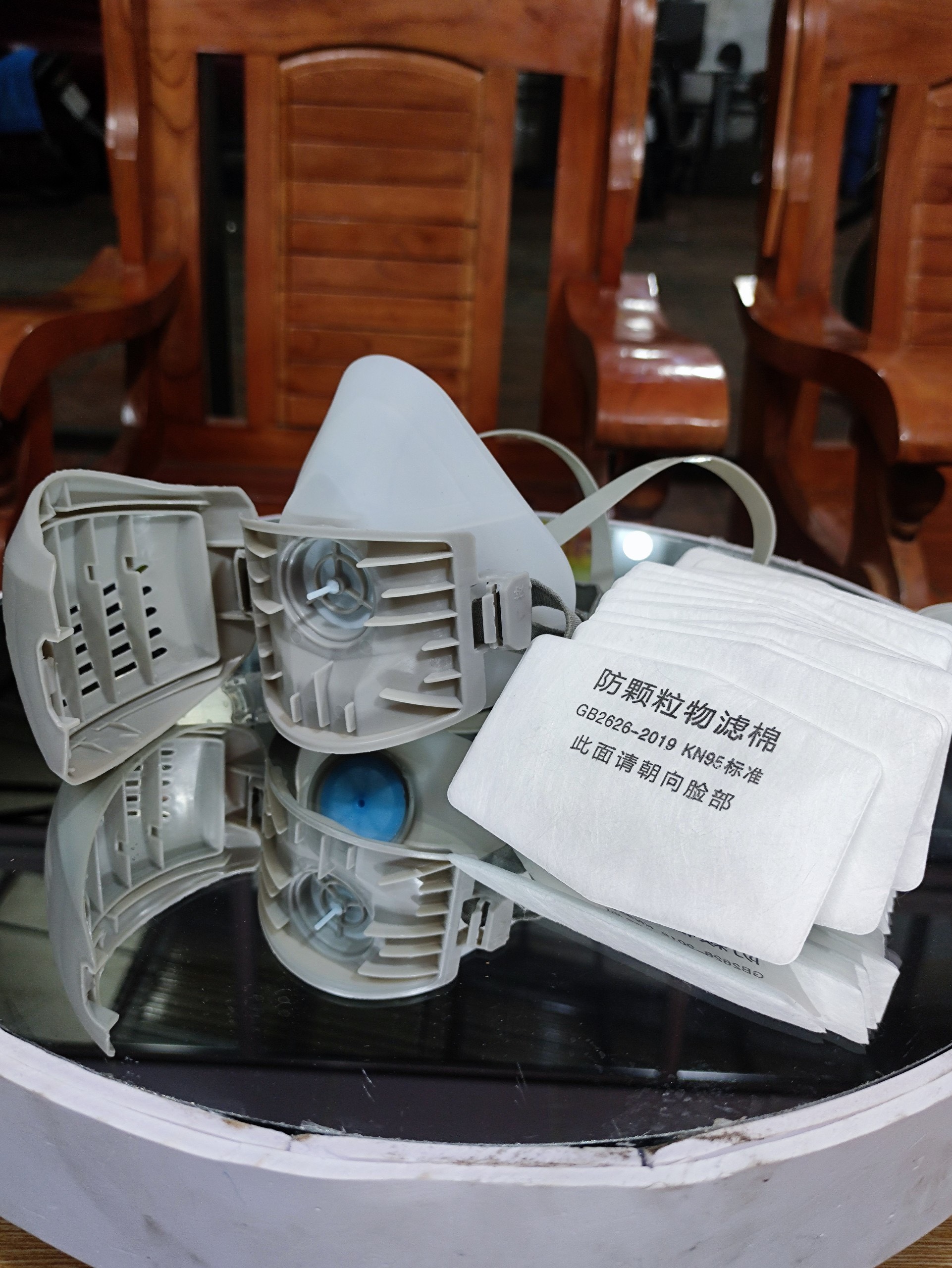 Mặt nạ phòng độc silicon
