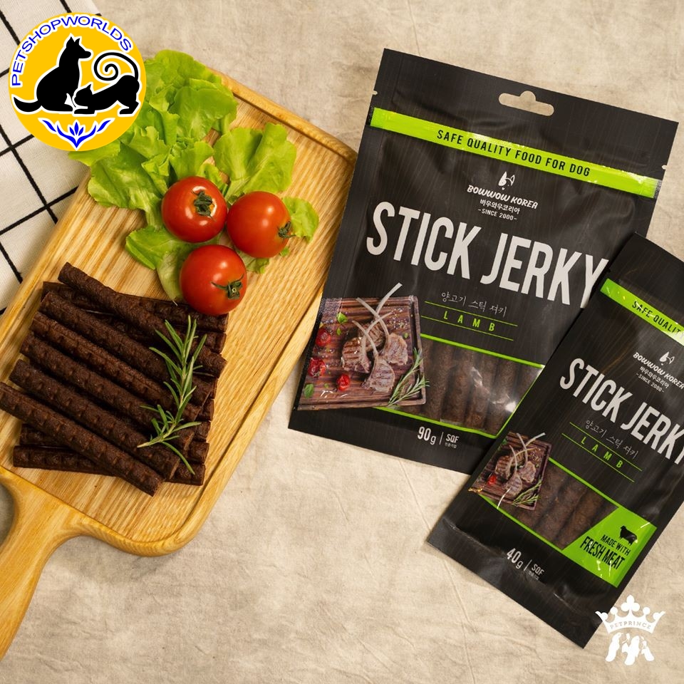 Thịt Cừu Que Bow Wow Stick Jerky Gói 90g