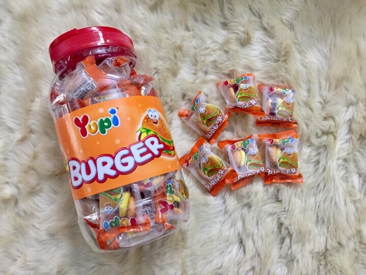 COMBO 10 KẸO DẺO BURGER/HOTDOG/COLA YUPI