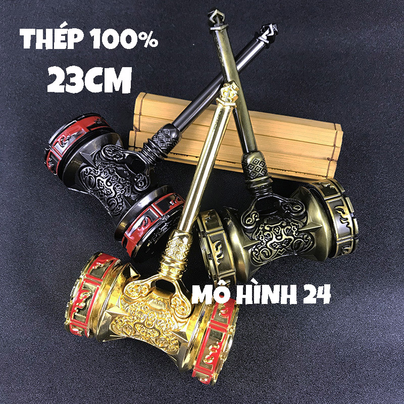 [THÉP ĐẶC] MÔ HÌNH BÚA KIM LOẠI TRONG GAME ĐẤU LA ĐẠI LỤC KHÍ VÕ VŨ HỒN HẠO THIÊN CHÙY