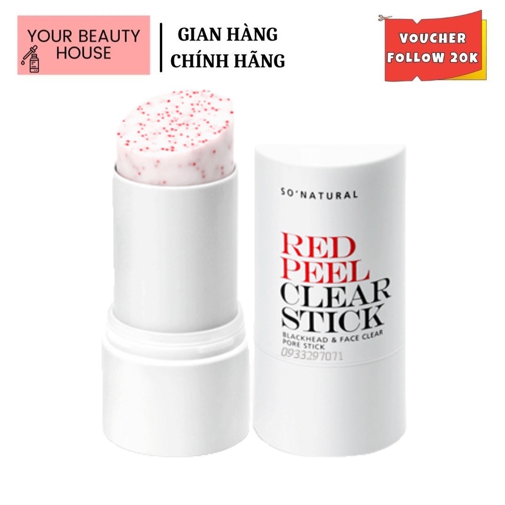 [Sonatural] Thanh Lăn Mụn Đầu Đen RED PEEL - CẬN DATE 11/2023