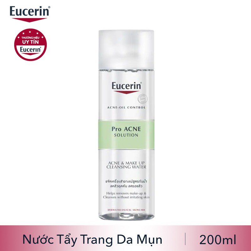 Nước tẩy trang Acne-oil Control Pro Acne Solution Eucerin