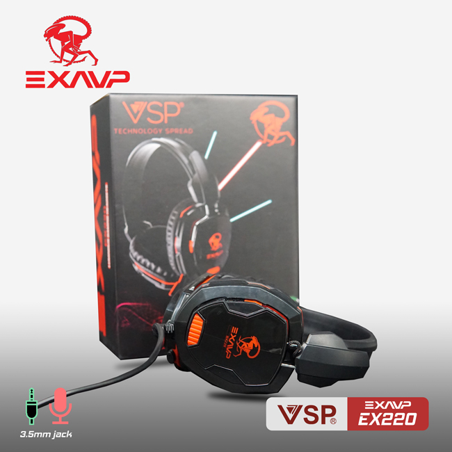 [HCM]Tai Nghe EXAVP EX220 LED Gaming