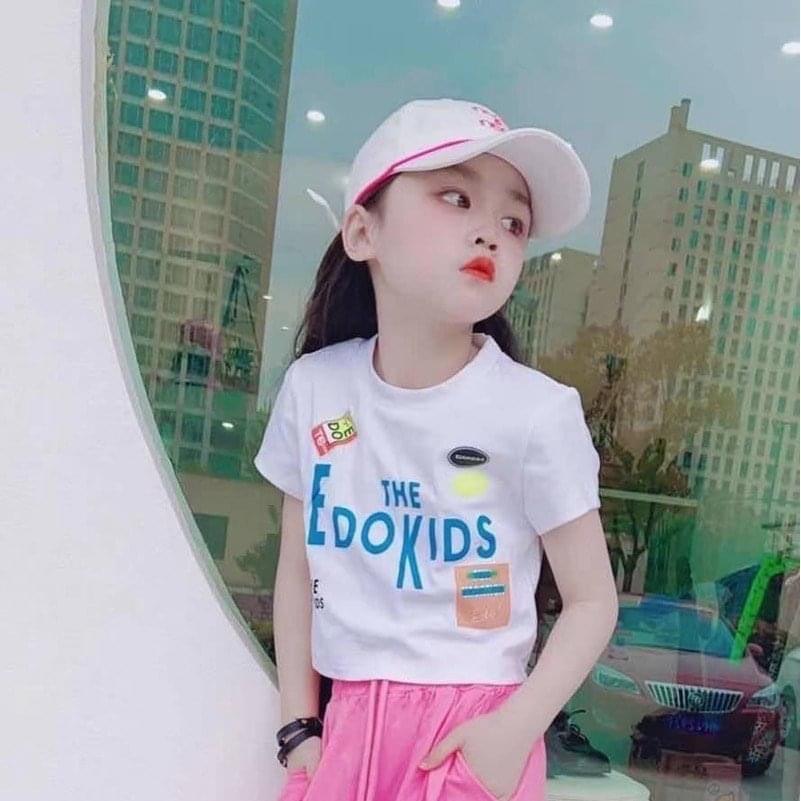 (Size 9-28Kg)Áo thun crotop cộc tay cotton siêu đáng yêu