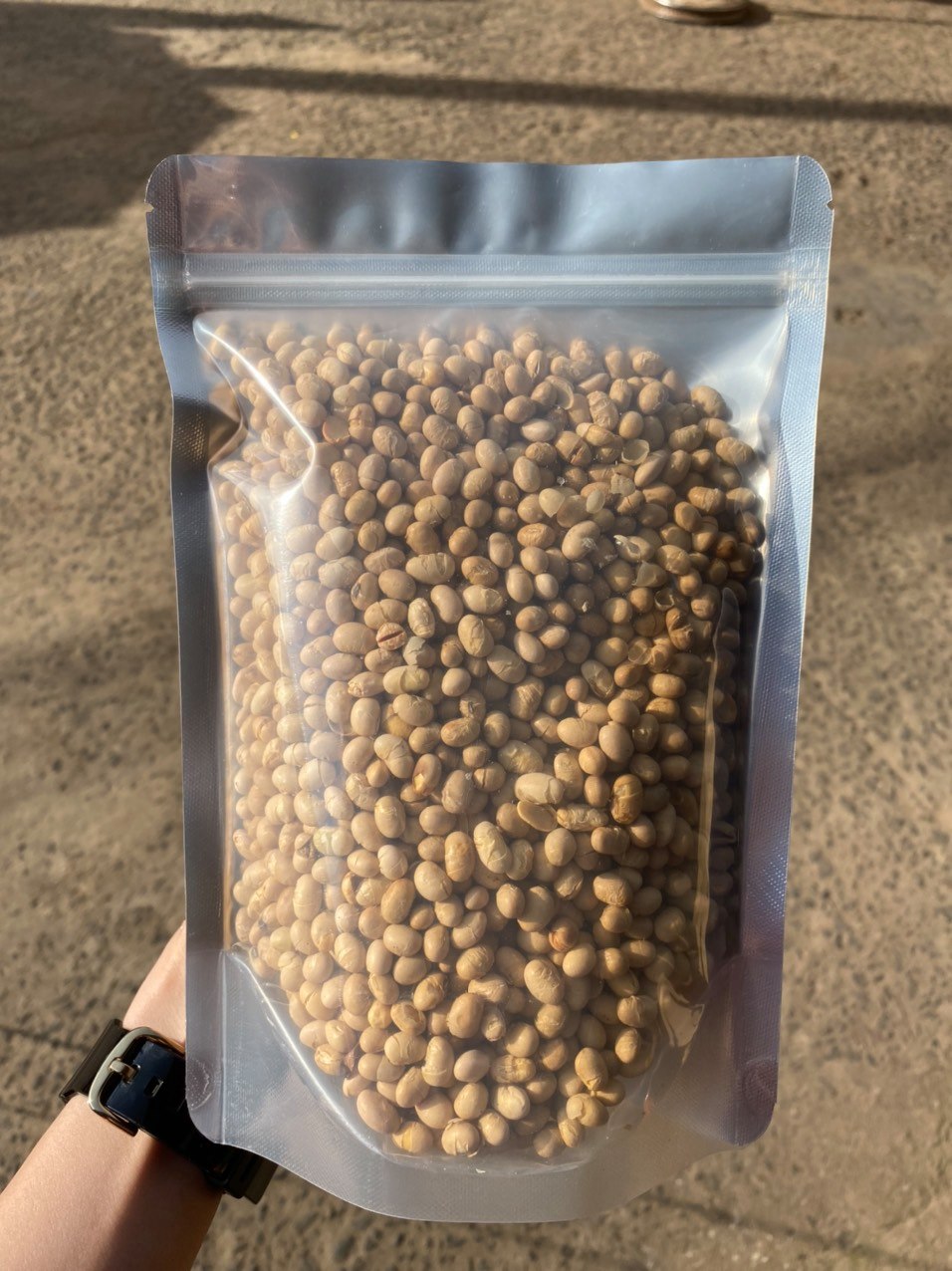 [1kg/size] túi zip 1 mặt bạc 1 mặt trong