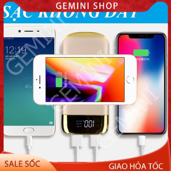 ❦☌❀ Pin sạc dự phòng không dây 10000 Mah (Y10 loại không dây)