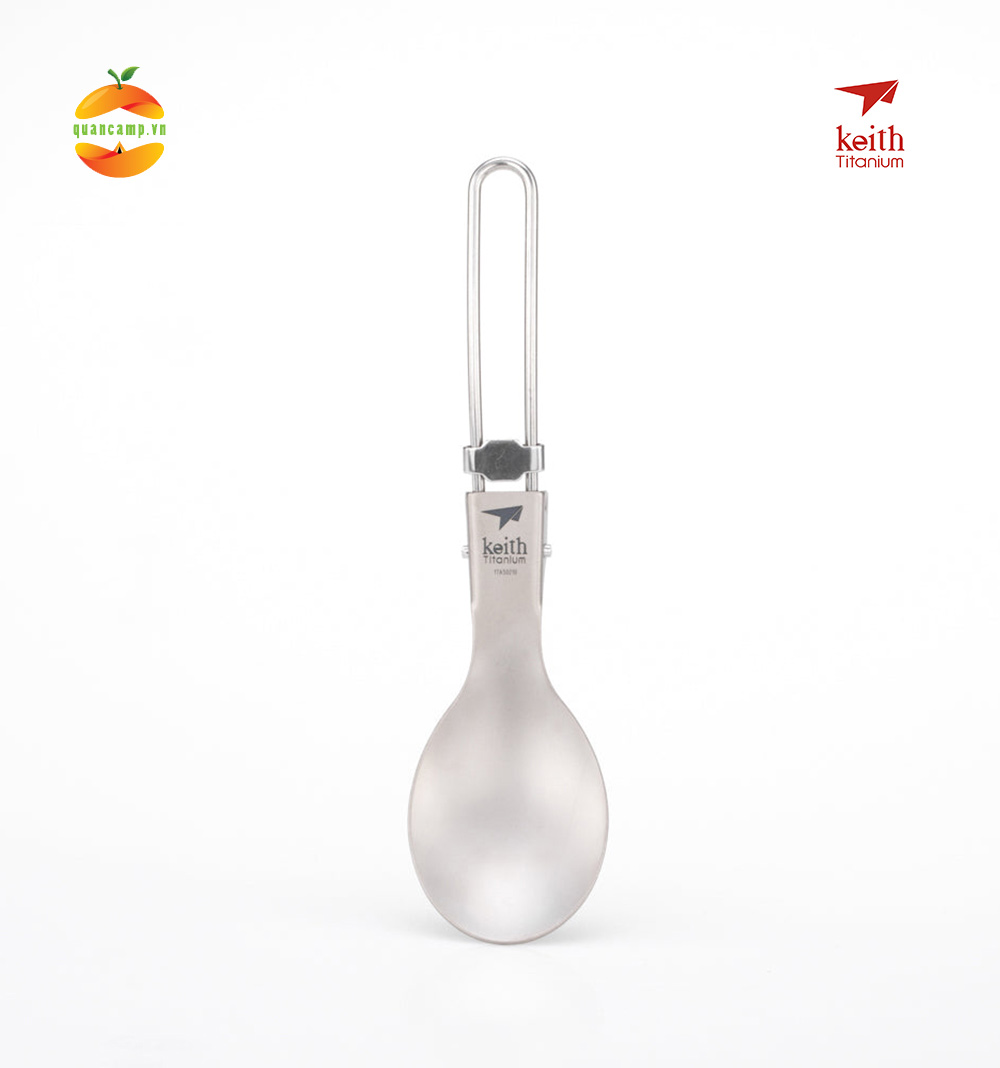 Muỗng titanium Keith Ti5302 gấp gọn