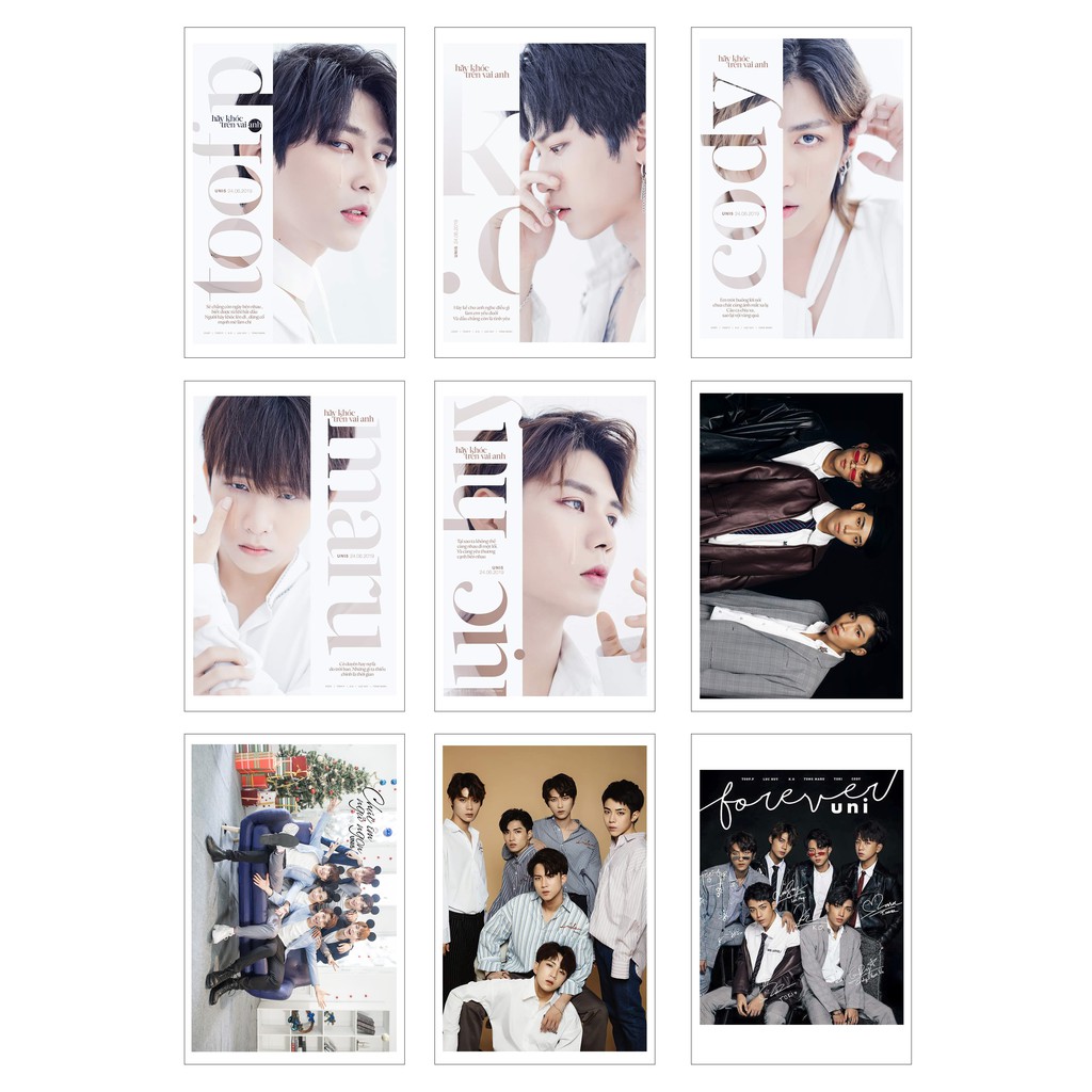 [Lomo Card Ảnh UNI5 ( gồm 54 ảnh)