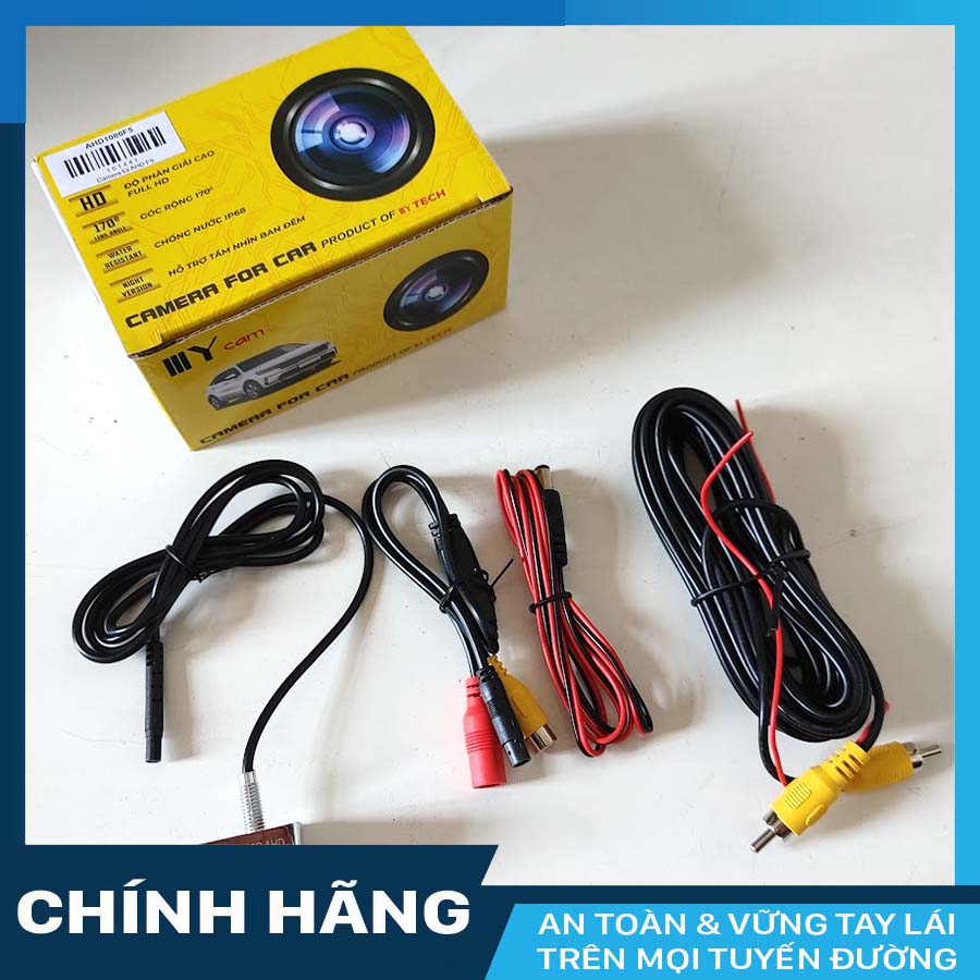 Camera lùi AHD F5 siêu nét 1080P đánh lái theo xe