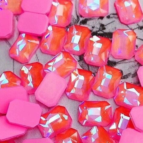 Đá khối chân bằng màu neon(combo 10 viên) -  ST175